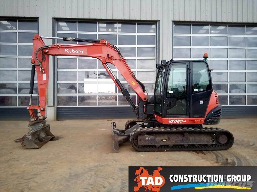 Kubota KX 080-4 Midikoparki  7t - 12t