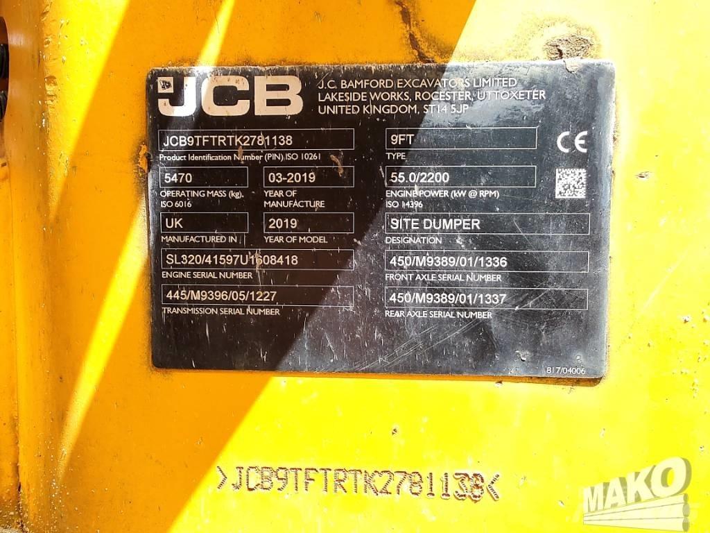 JCB 9TFT Wozidła kolebkowe