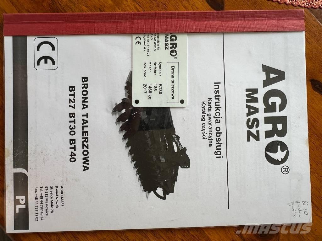 Agro-Masz BT30 Brony talerzowe