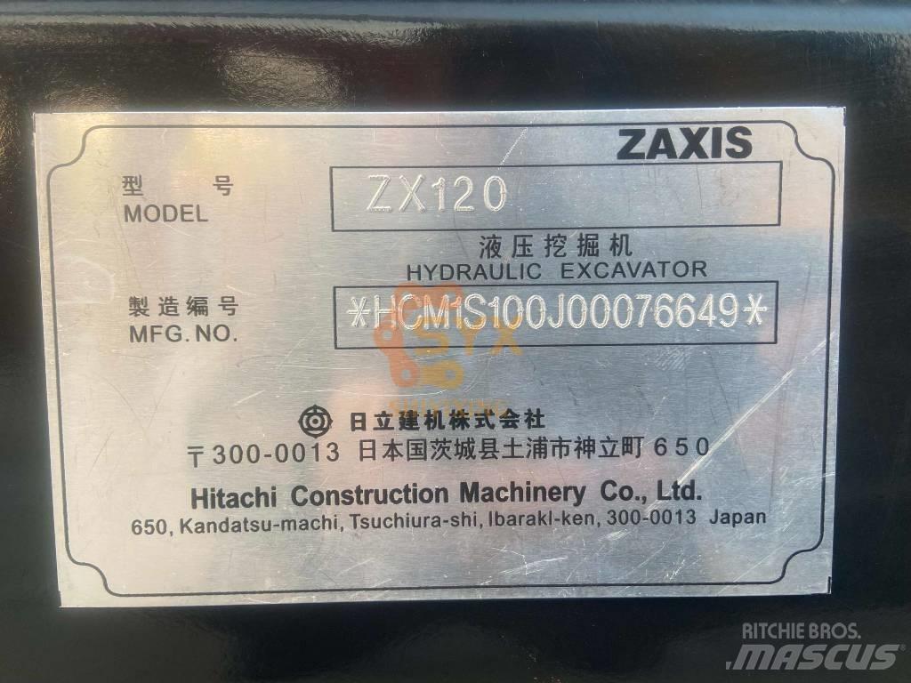 Hitachi ZX 120 Koparki gąsienicowe