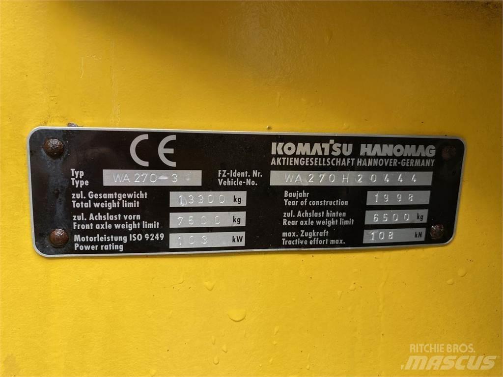 Komatsu WA270-3 Ładowarki kołowe