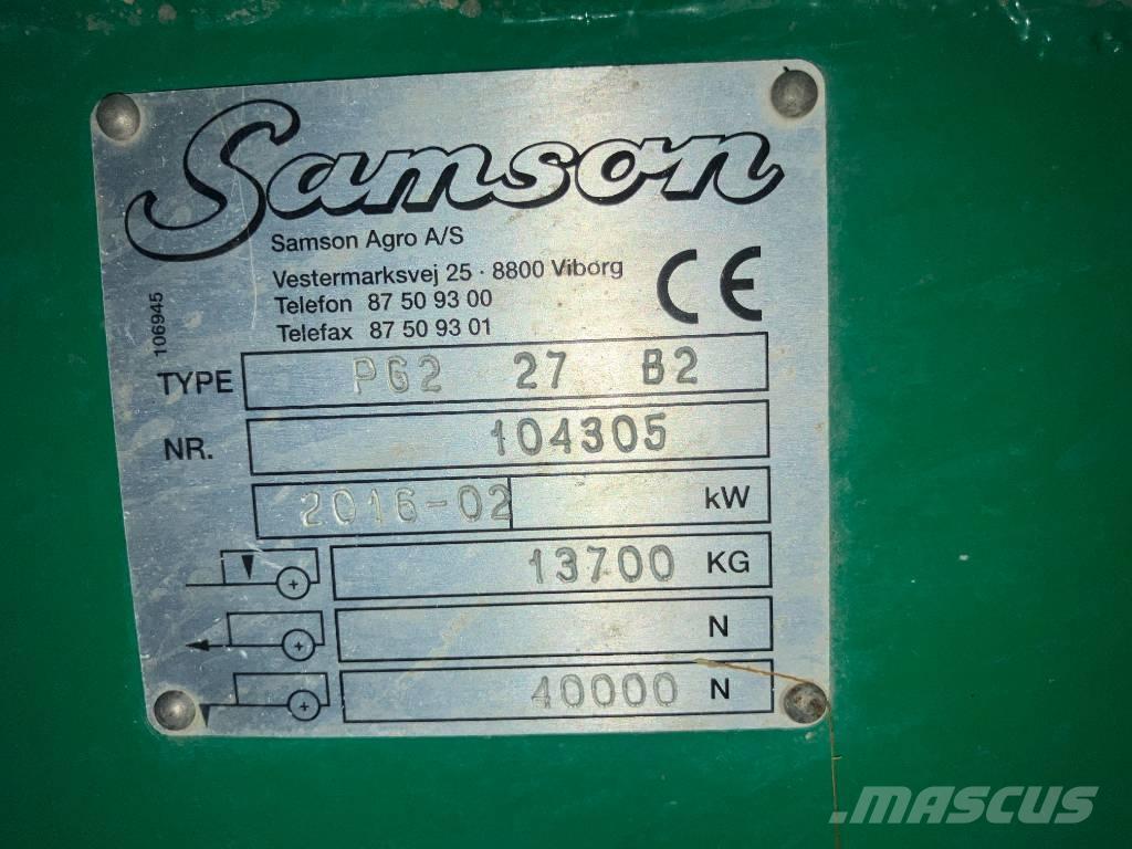 Samson PG2 27 Cysterny do szlamu