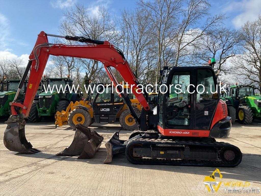 Kubota KX 080-4 Midikoparki  7t - 12t