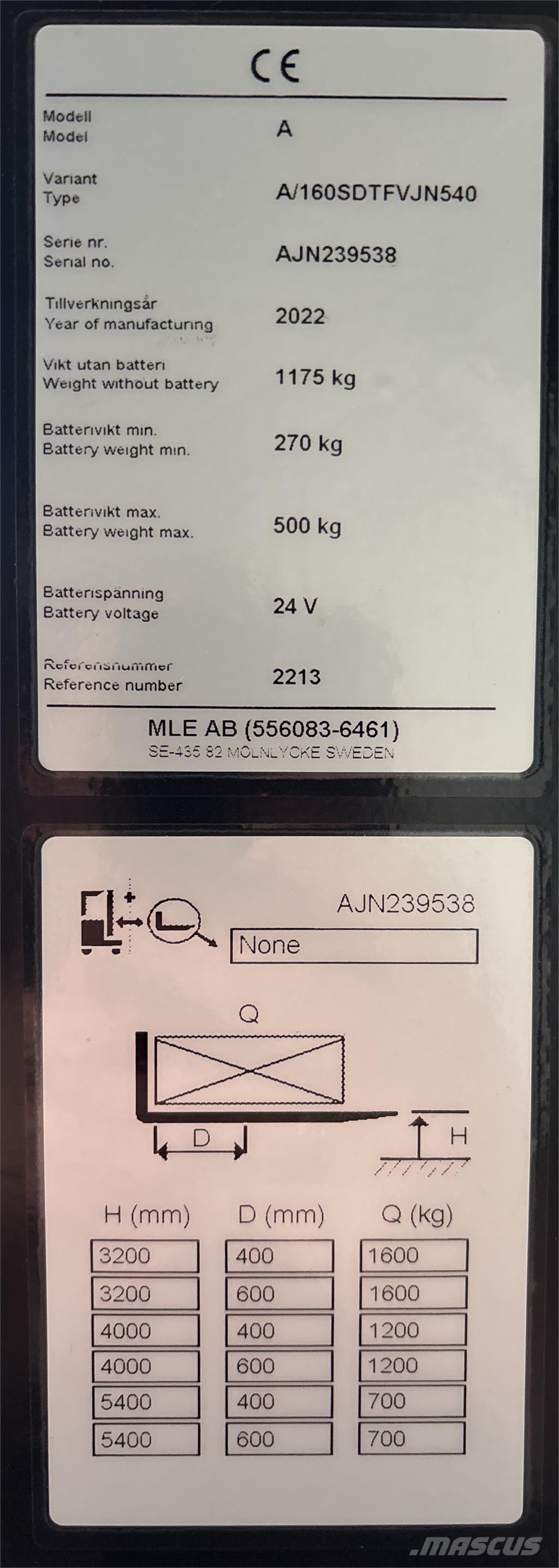 Atlet A160 Samojezdne maszyny do załadunku