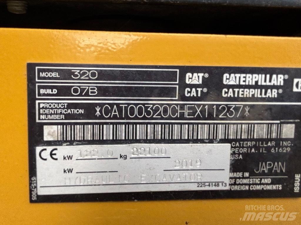 CAT 320 Koparki gąsienicowe
