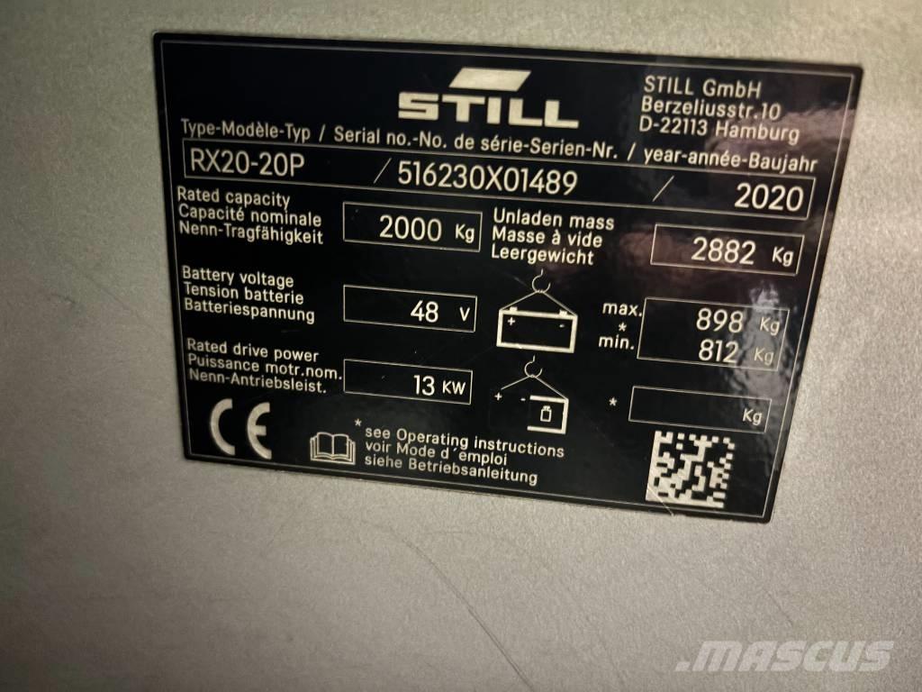 Still RX 20-20 P Wózki elektryczne