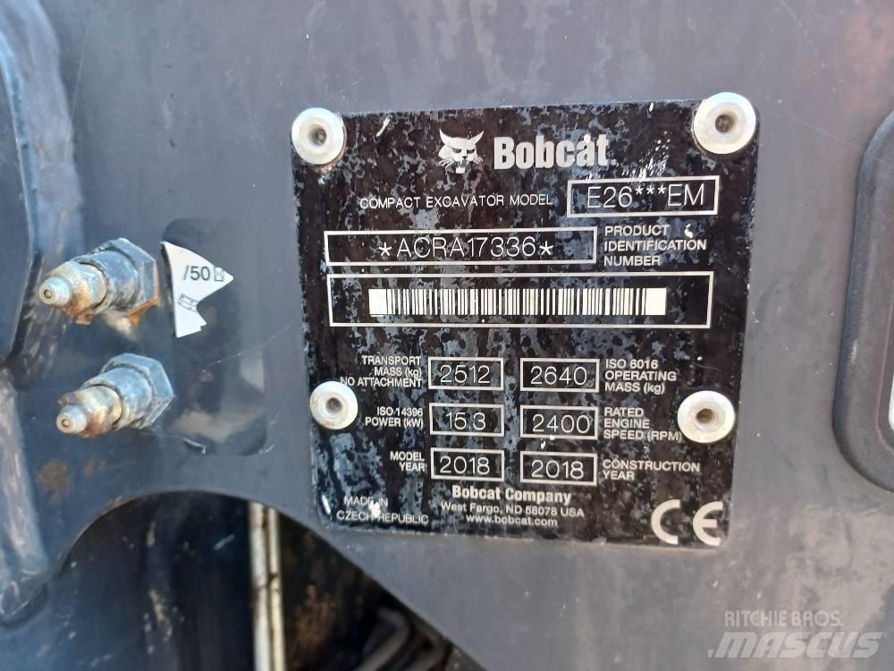 Bobcat E 26 Minikoparki