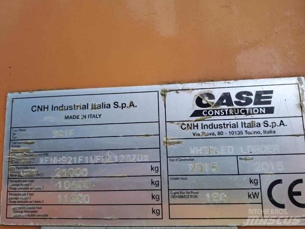 CASE 921 F Ładowarki kołowe