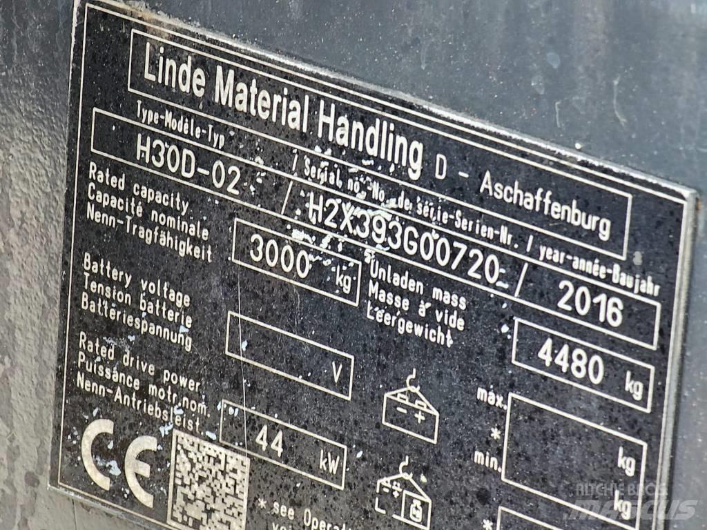 Linde H30D-02 Wózki Diesla