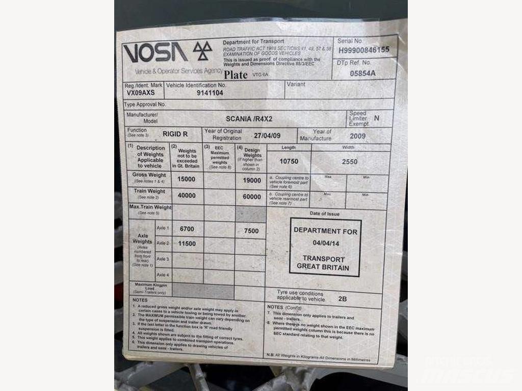Scania R 340 Ciężarówki typu Platforma / Skrzynia