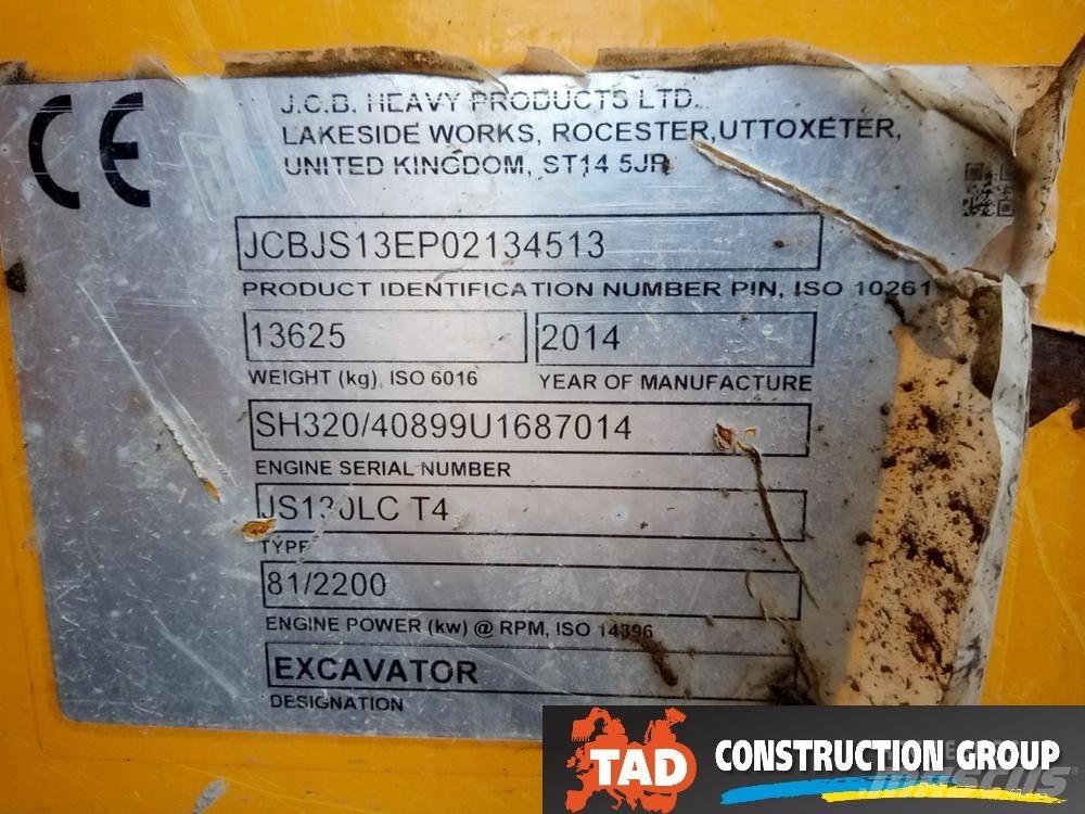 JCB JS 130 LC Koparki gąsienicowe