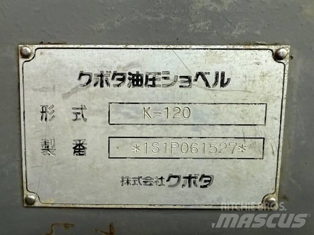 Kubota K-120 Koparki gąsienicowe