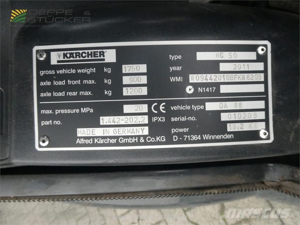 Kärcher MC 50 Zamiatarki - Zgarniarki - Odśnieżarki