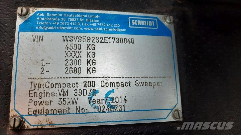 Schmidt Swingo 200 Zamiatarki - Zgarniarki - Odśnieżarki
