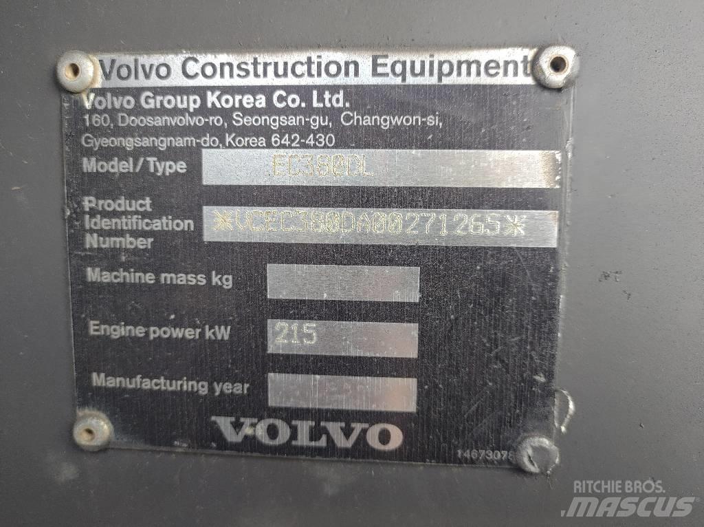 Volvo EC380DL Koparki gąsienicowe