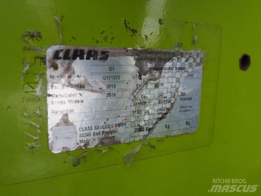 CLAAS Orbis 600SD Osprzęt do słomy