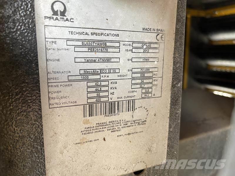 Pramac GSW 45 Agregaty prądotwórcze Diesla
