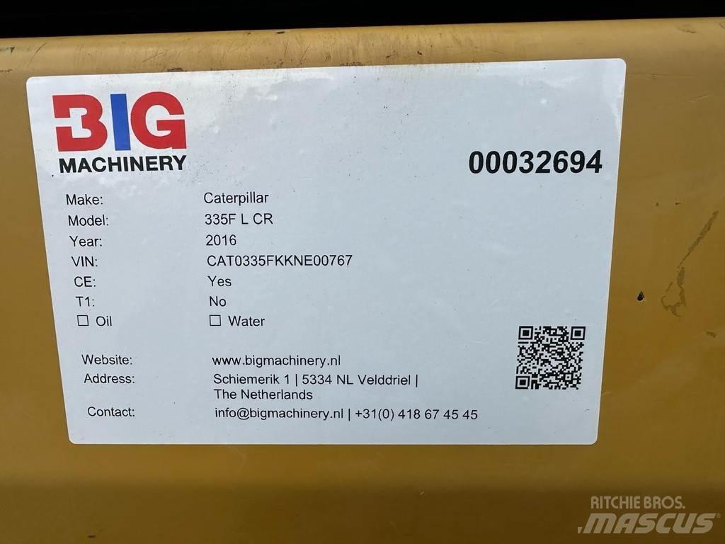 CAT 335F L CR Koparki gąsienicowe