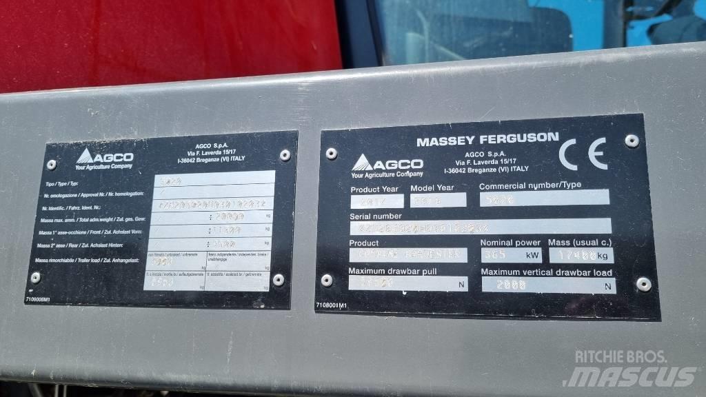 Massey Ferguson 9380 Kombajny zbożowe