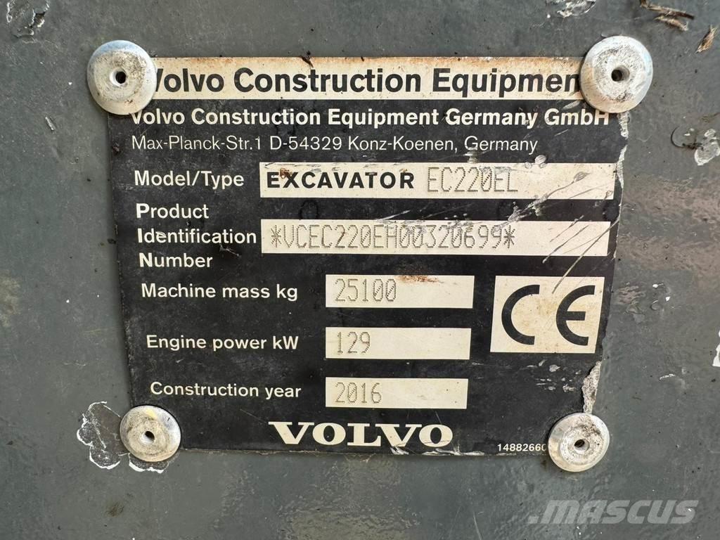 Volvo EC220EL Koparki gąsienicowe