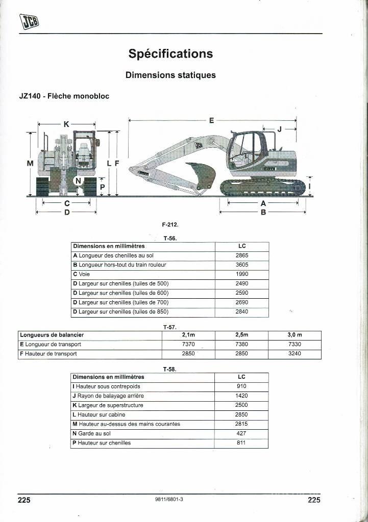 JCB JZ 140 D Koparki gąsienicowe