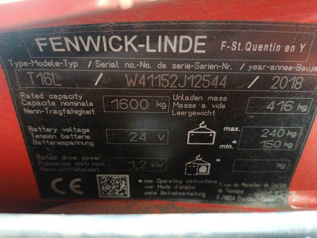 Linde T16L Wózki widłowe unoszące