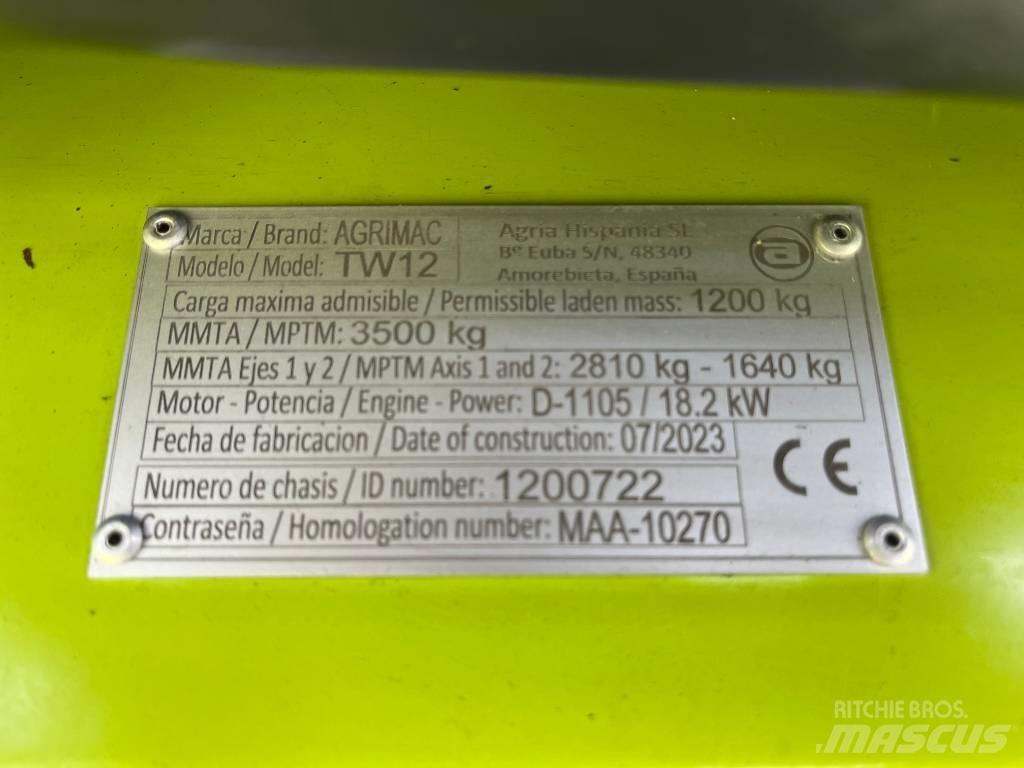 Agrimac TW 12 Wózki Diesla
