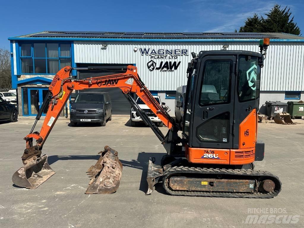 Hitachi ZX 26 U-6 Minikoparki