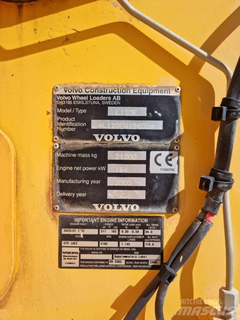 Volvo L 120 E Ładowarki kołowe