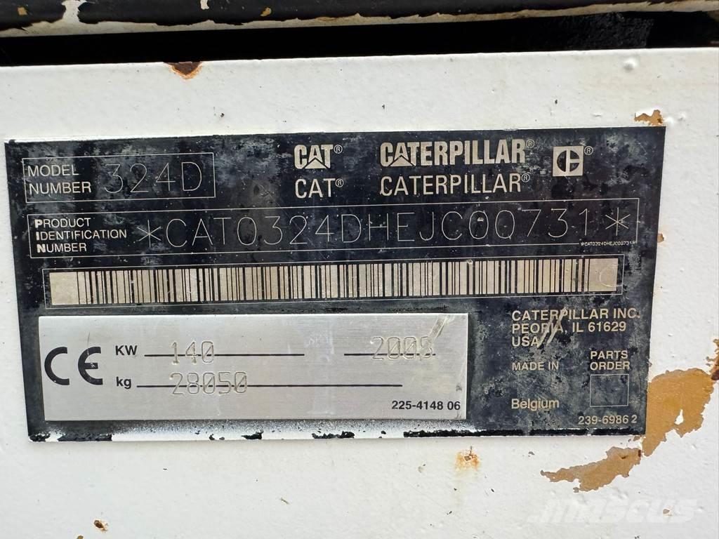 CAT 324DLN Koparki gąsienicowe