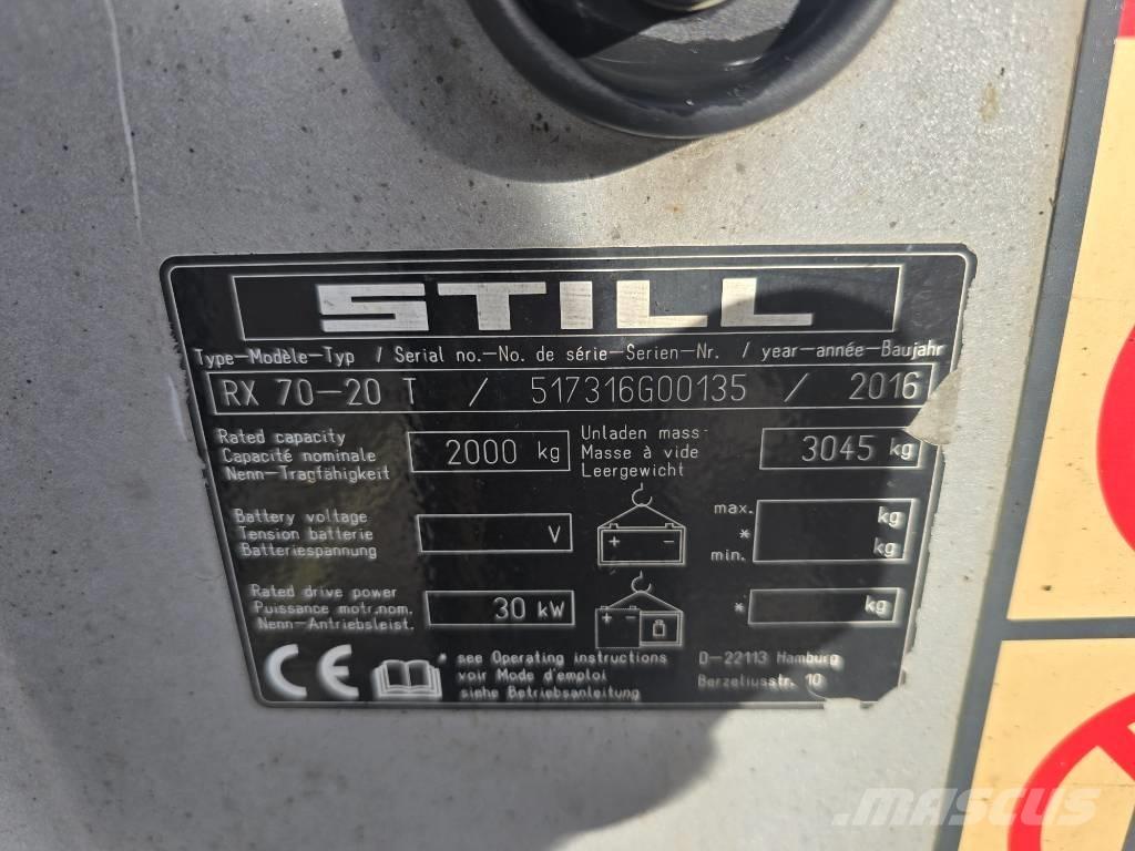 Still RX 70-20 Wózki LPG