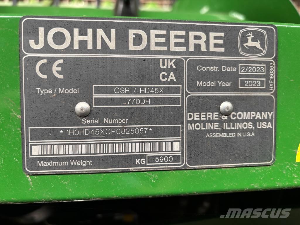 John Deere X9 1000 Kombajny zbożowe