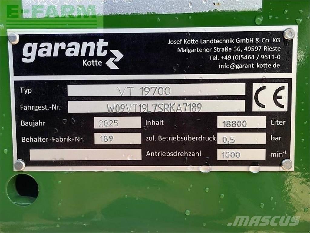  Gebo vt 19.700 Rozrzutnik obornika