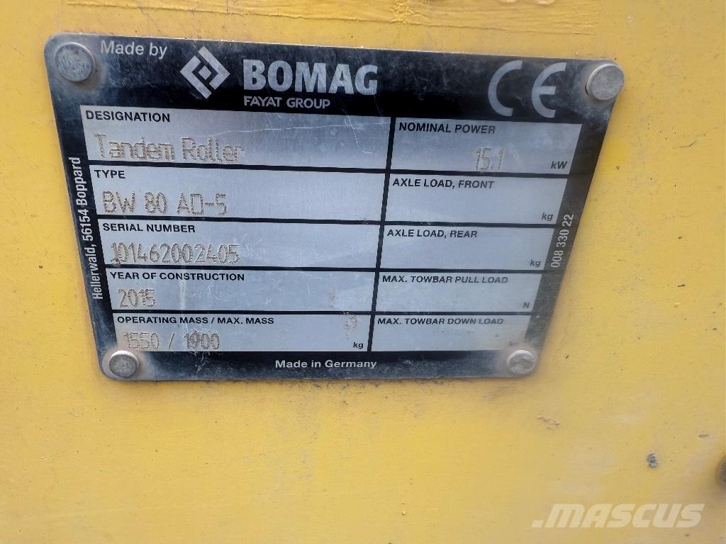 Bomag BW 80 AD-5 Walce dwubębnowe