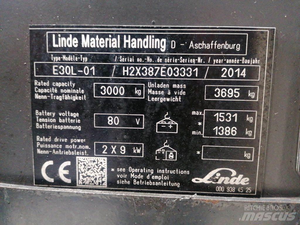 Linde E30L-01 Wózki elektryczne