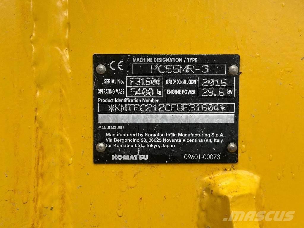 Komatsu PC55-MR3 Minikoparki