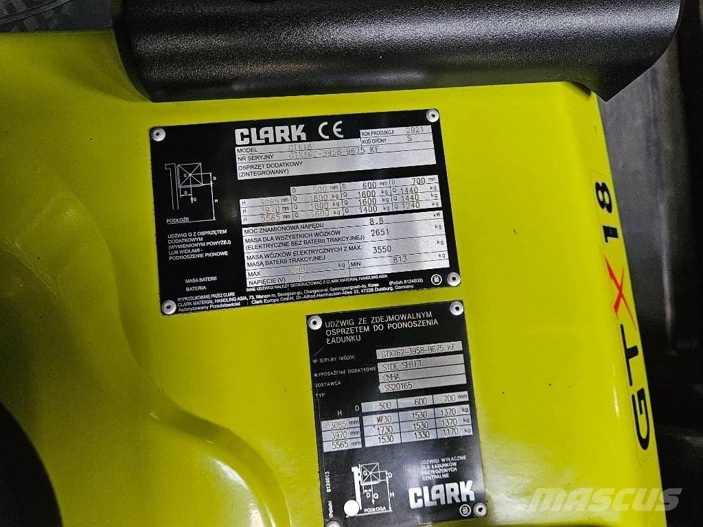 Clark GTX 18 Wózki elektryczne