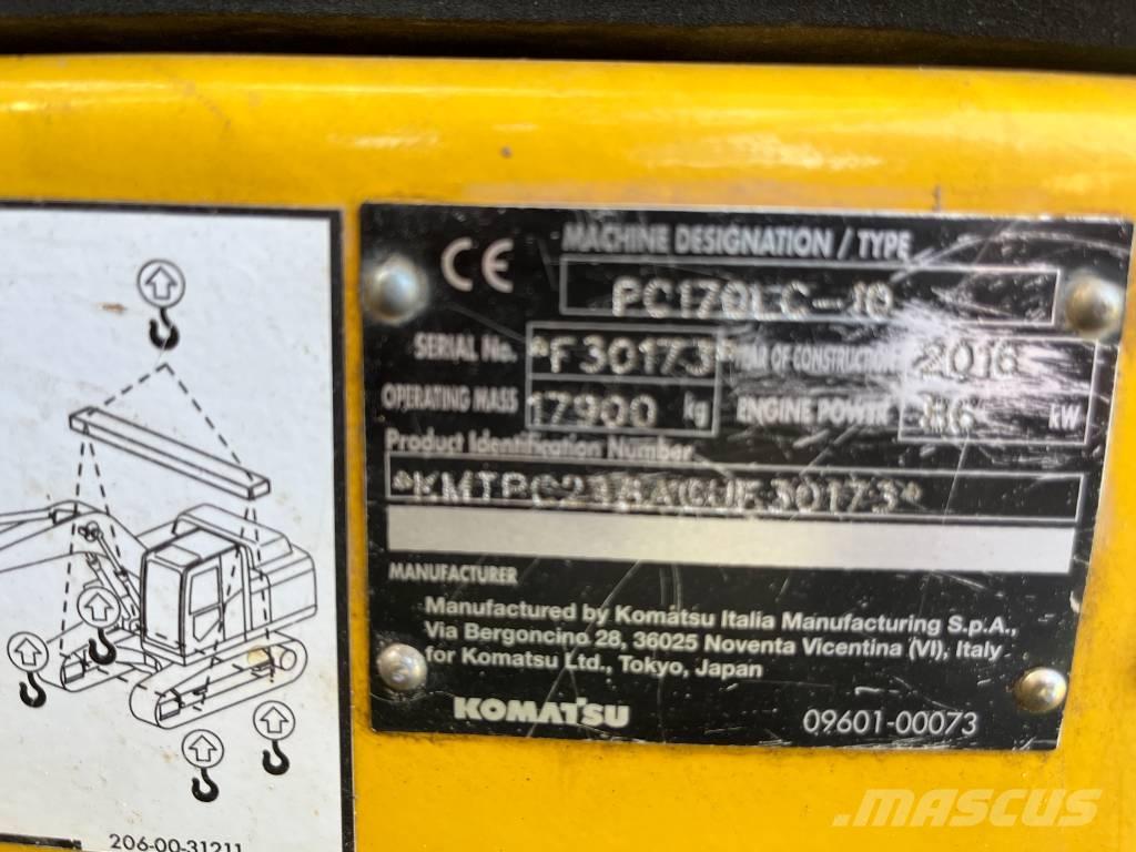 Komatsu PC 170 LC-10 Koparki gąsienicowe