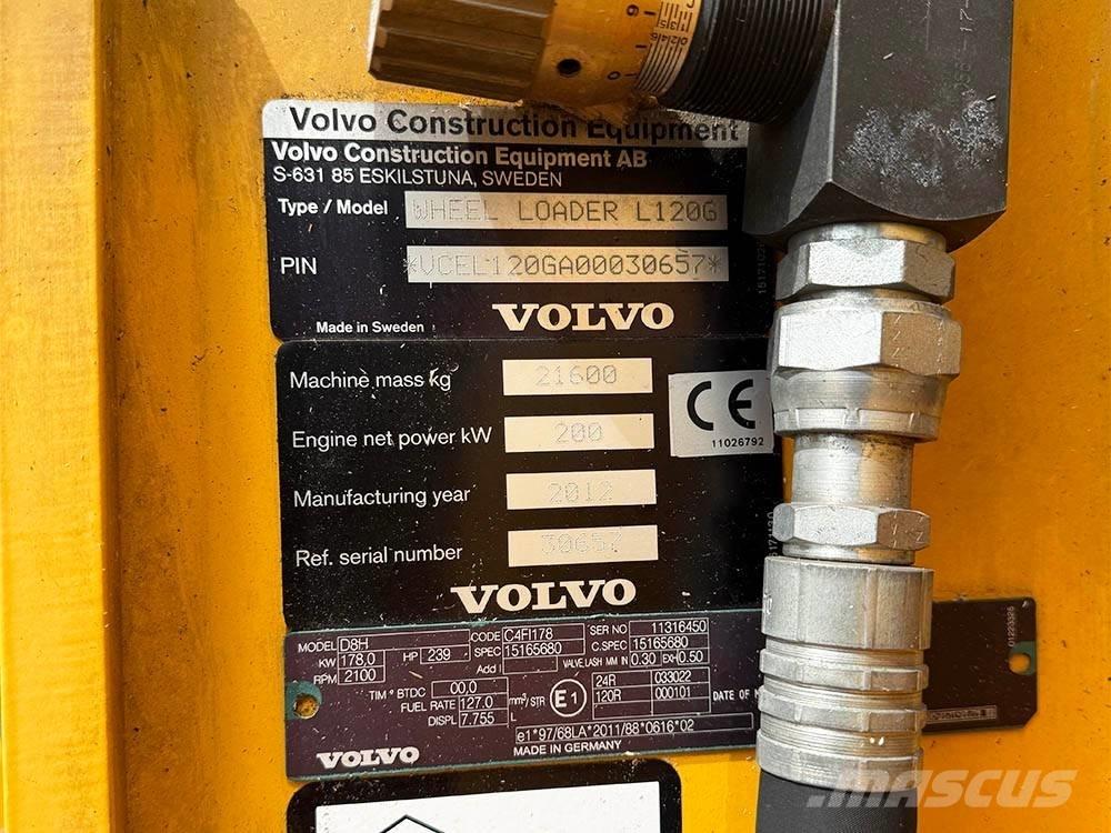 Volvo L 120 G Ładowarki kołowe