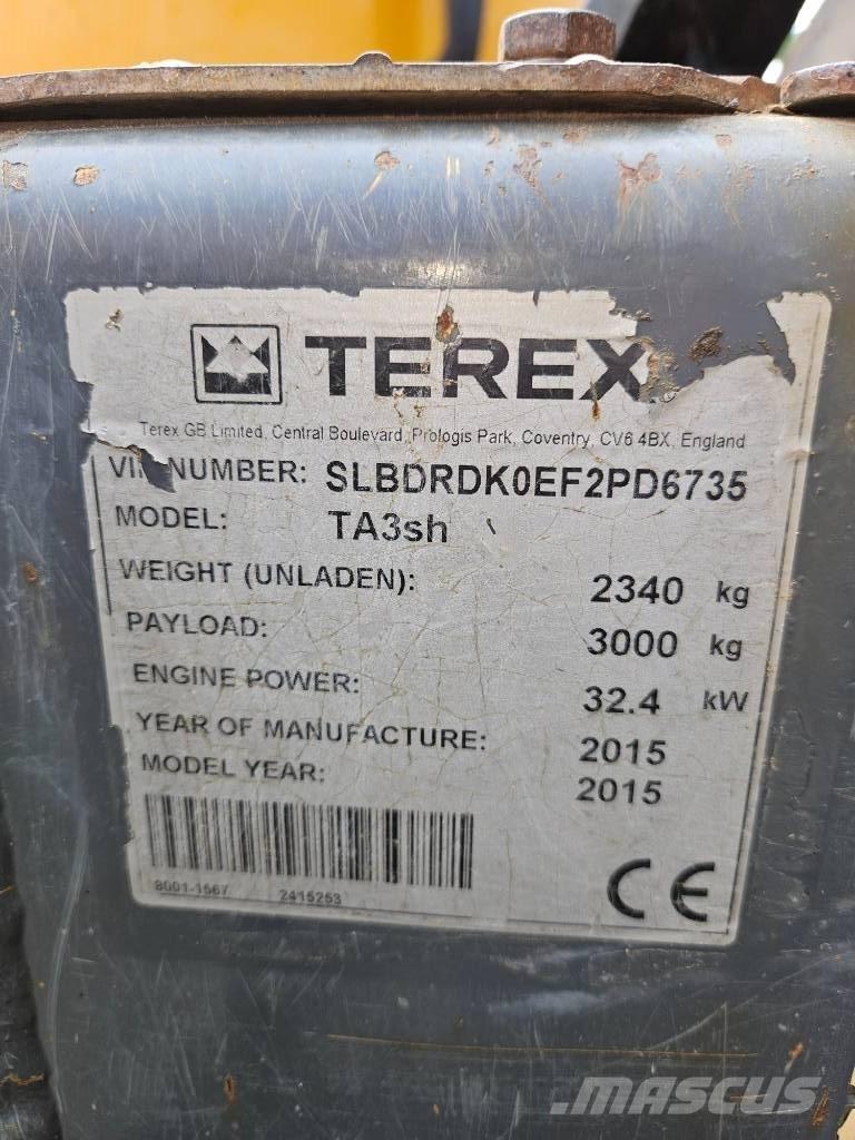 Terex TA 3SH Wozidła kolebkowe