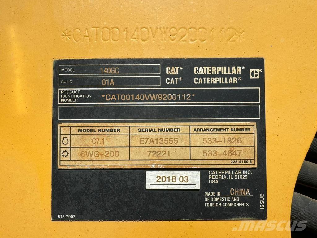 CAT 140GC Równiarki