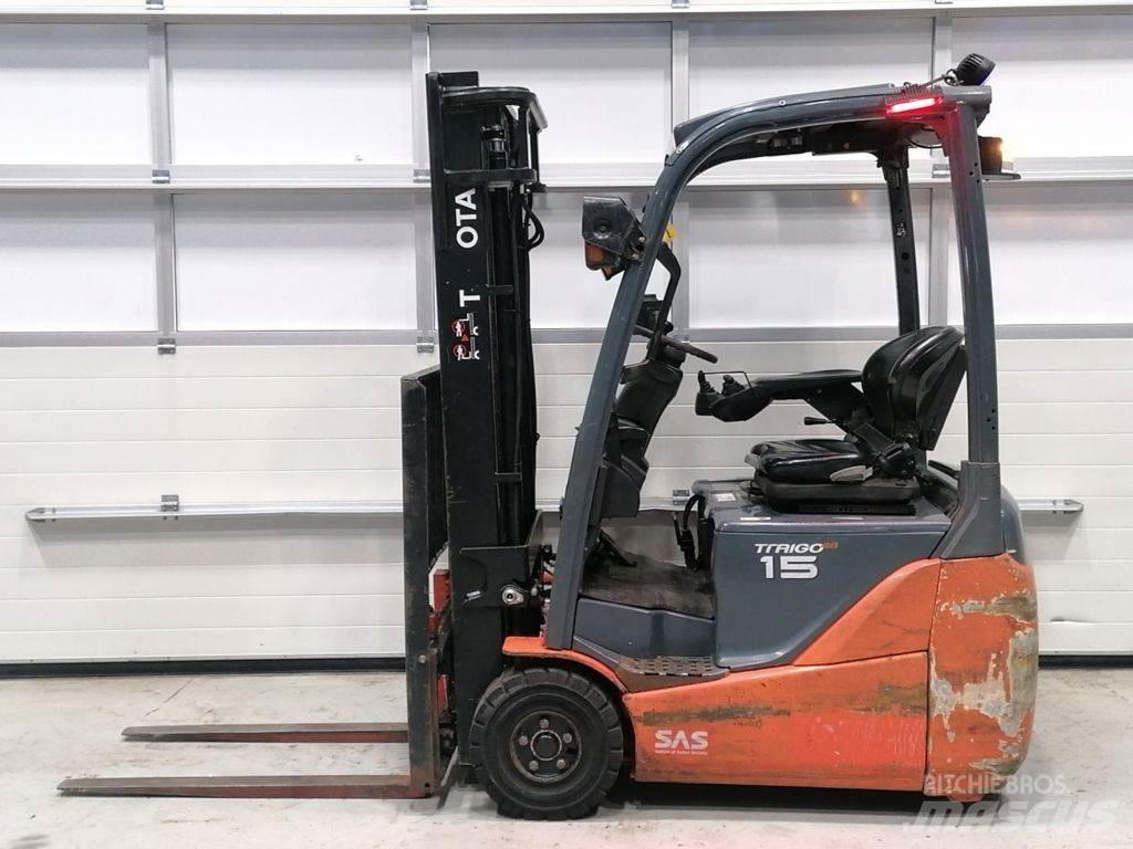 Toyota 8FBET15 Wózki elektryczne