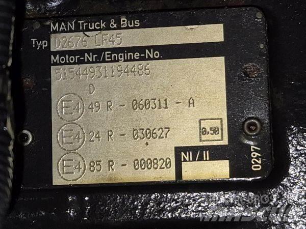 MAN D2676 LF45 Silniki