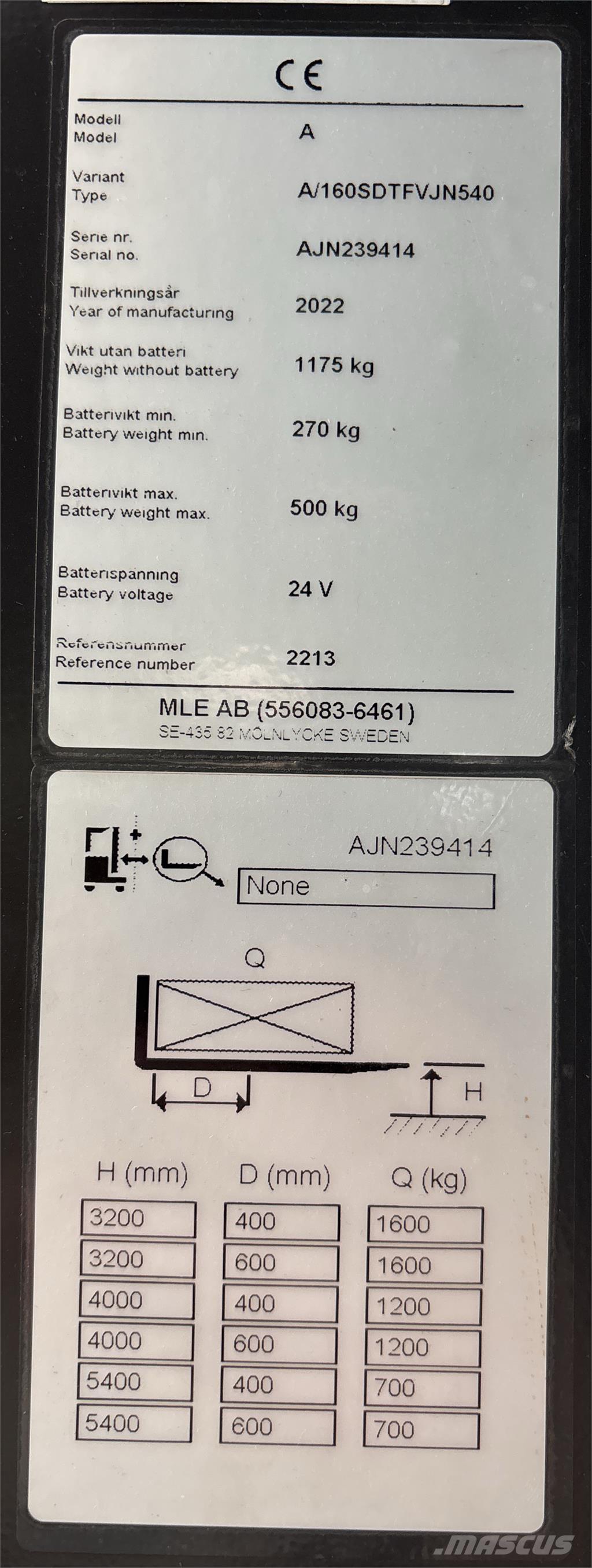 Atlet A160 Samojezdne maszyny do załadunku