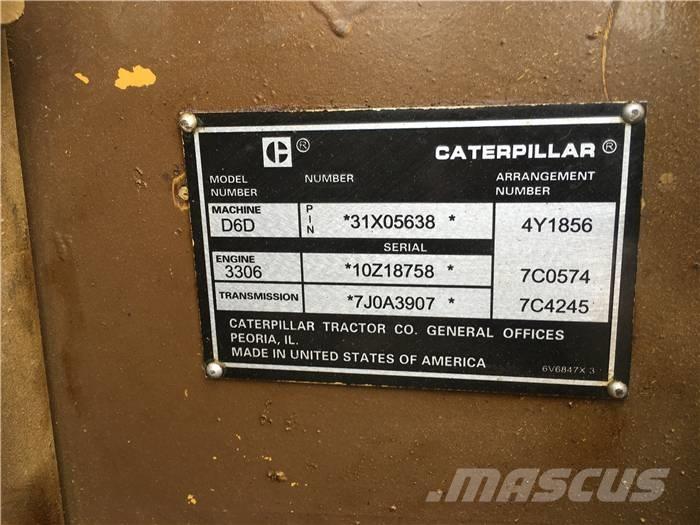 CAT D 6 D Spycharki gąsienicowe