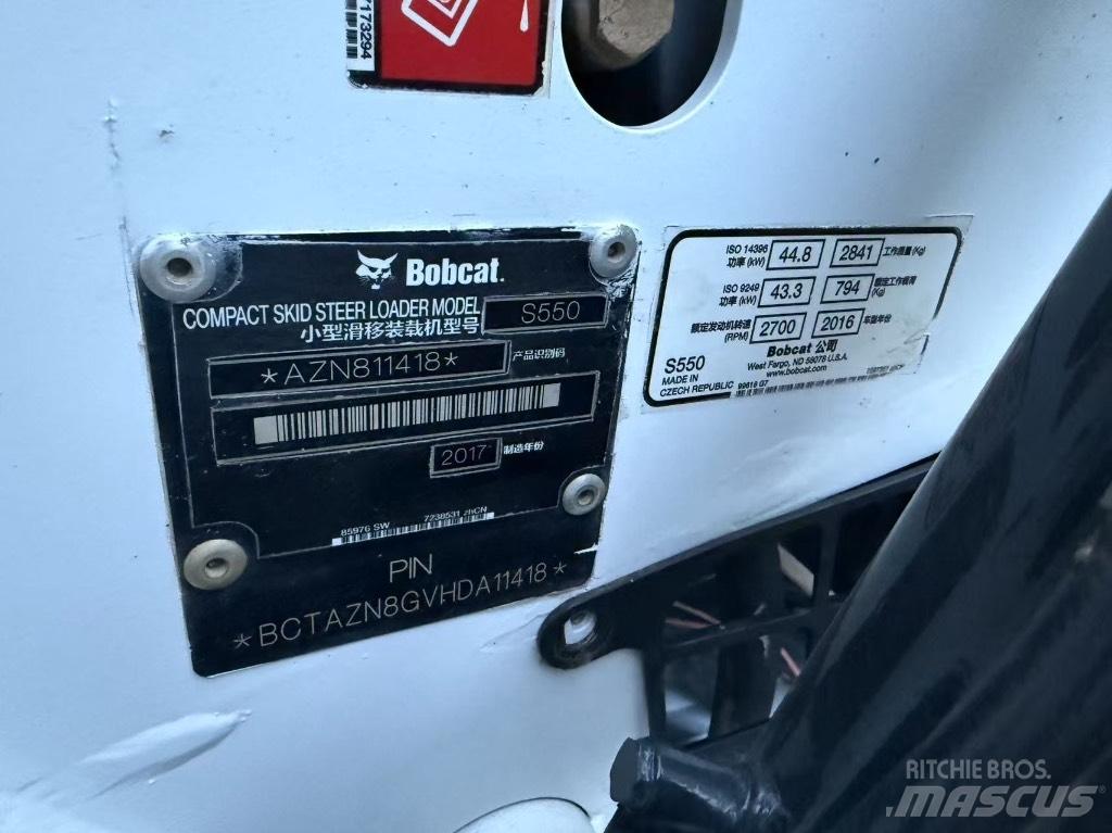 Bobcat S 550 Ładowarki burtowe