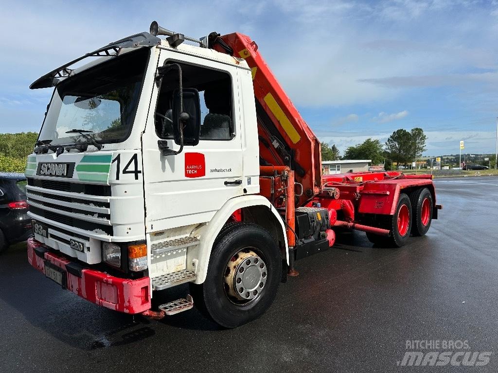 Scania P 93 M Żurawie samochodowe