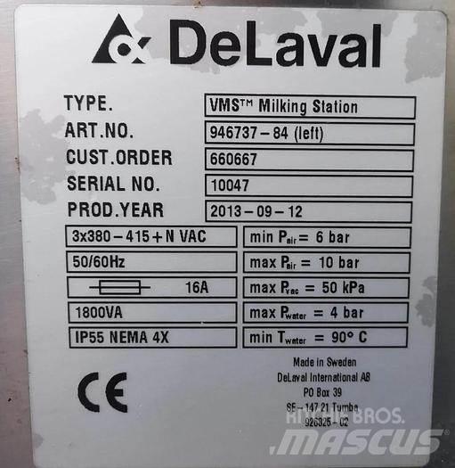 Delaval VMS Inny sprzęt do obsługi inwentarza żywego