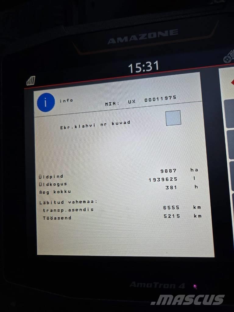 Amazone UX 4200 Opryskiwacze zaczepiane