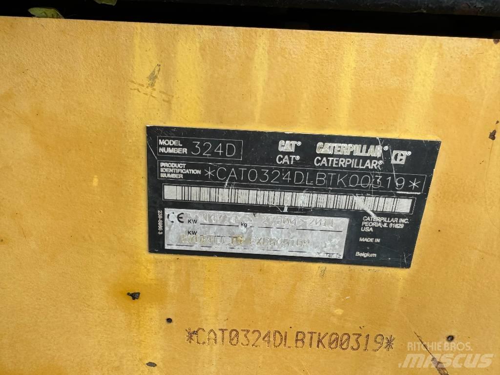 CAT 324 D L Koparki gąsienicowe